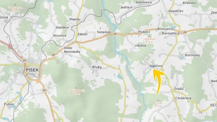 Prodej louky 26 883 m², Slabčice