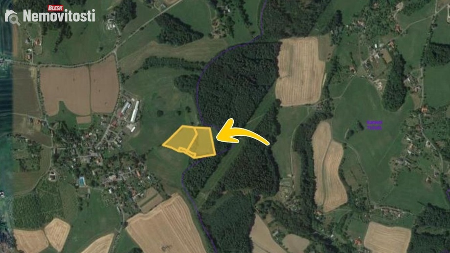 Prodej podílu 5/6 louky 18 436 m², Vlastibořice