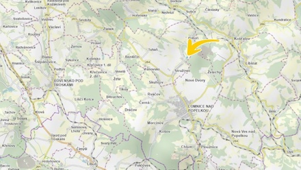 Prodej lesa 15 134 m², Stružinec