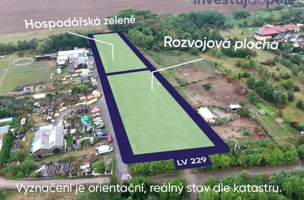 Prodej komerčního pozemku 10 265 m², Ořech