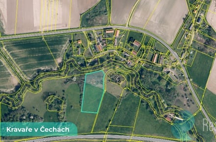 Prodej specifického pozemku 1 062 m², Kravaře