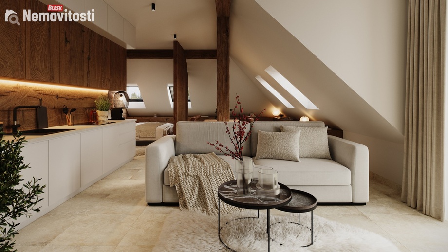 Prodej bytu 1+kk 56 m², Hutisko-Solanec