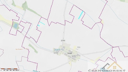 Prodej pole 24 526 m², Lkáň