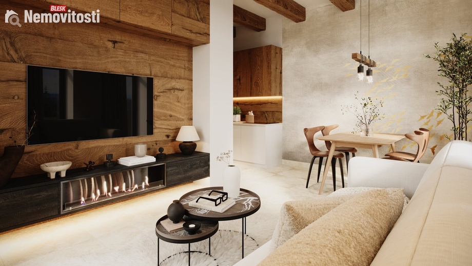 Prodej bytu 1+kk 50 m², Hutisko-Solanec