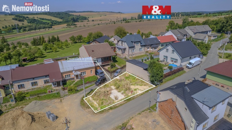 Prodej stavebního pozemku 190 m², Holešov