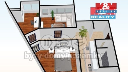 Prodej bytu 3+1 85 m², Chomutov