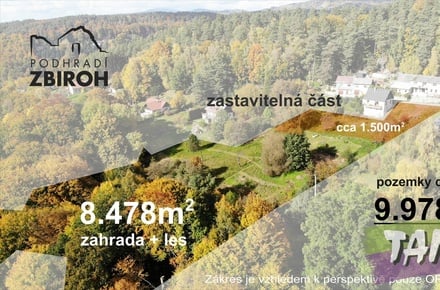 Prodej stavebního pozemku 9 985 m², Koberovy - Zbirohy