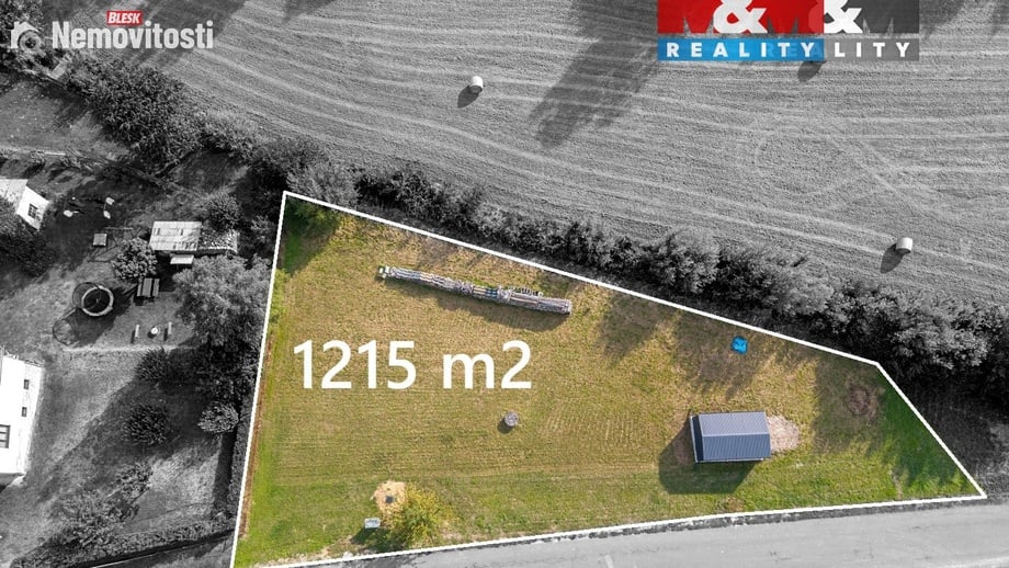 Prodej stavebního pozemku 1 215 m², Údrnice