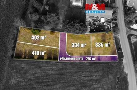 Prodej stavebního pozemku 1 778 m², Cítov