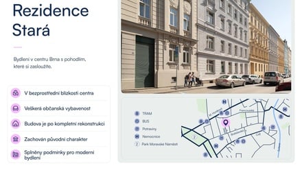 Prodej bytu 2+kk 68 m², Brno - Zábrdovice