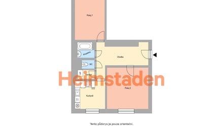 Pronájem bytu 2+1 57 m², Paskov