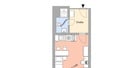 Pronájem bytu 1+kk 27 m², Plzeň-Jižní Předměstí - Plzeň - Jižní předměstí