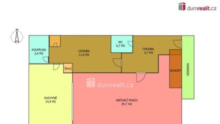 Prodej bytu 2+kk 117 m², Pardubice