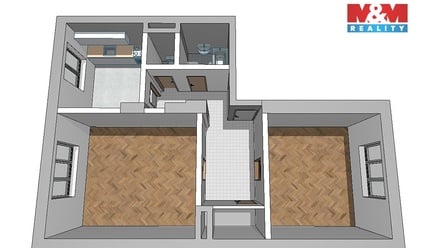 Prodej bytu 2+1 71 m², Žatec