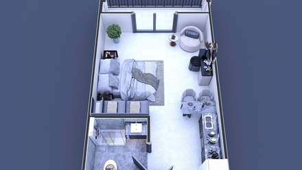 Prodej bytu 1+kk 42 m², Hurgáda