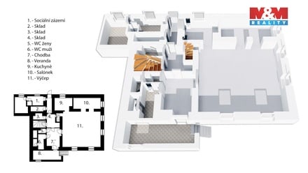 Prodej restaurace 130 m², Studnice