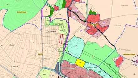 Prodej pole 2 445 m², Lipoltice