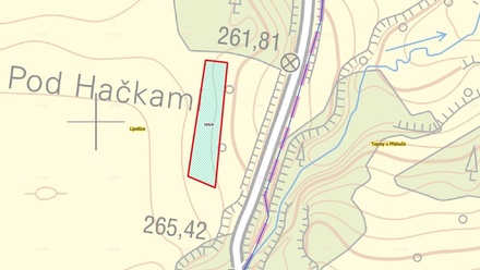 Prodej pole 2 445 m², Lipoltice