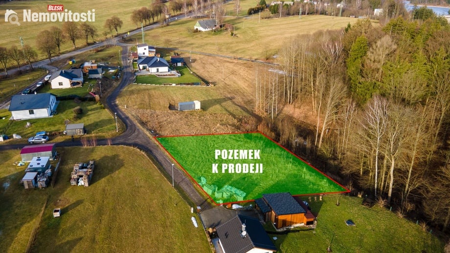 Prodej stavebního pozemku 1 543 m², Nekoř
