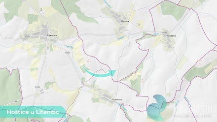 Prodej pole 729 m², Hoštice