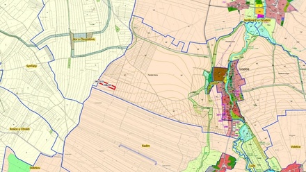 Prodej pole 10 021 m², Lozice
