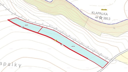Prodej pole 35 847 m², Luže