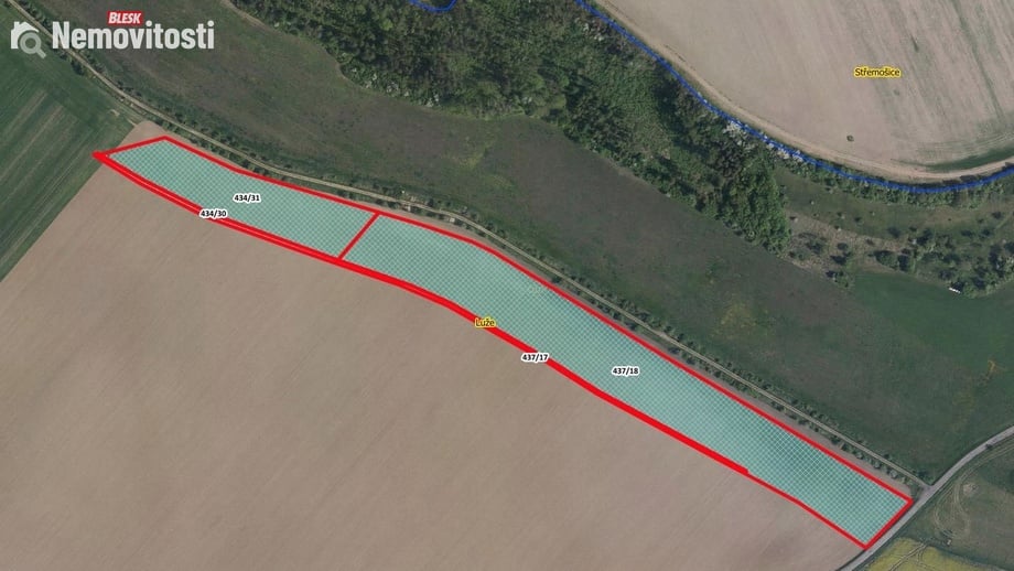 Prodej pole 35 847 m², Luže