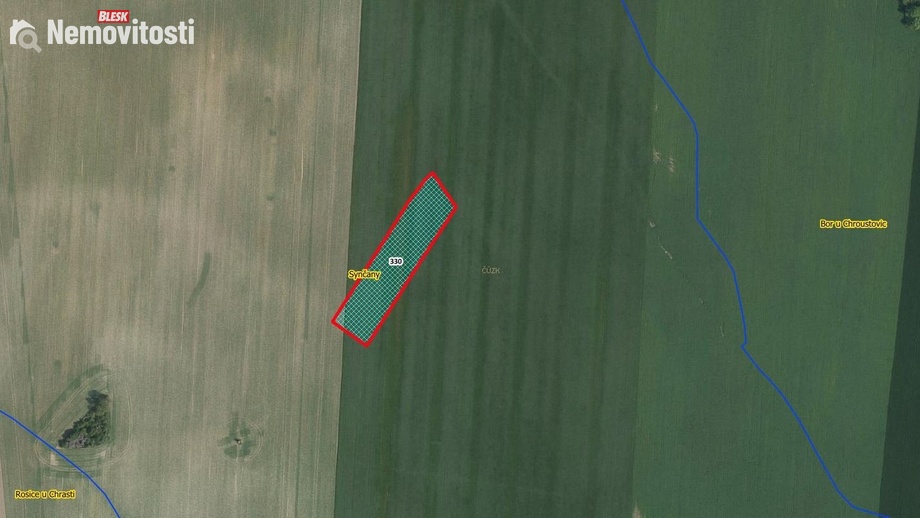 Prodej pole 5 945 m², Rosice - Synčany