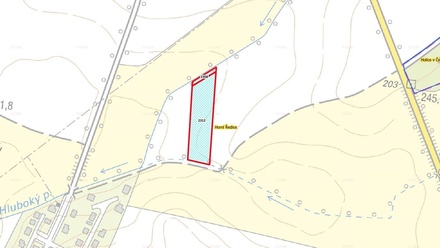 Prodej pole 7 349 m², Horní Ředice