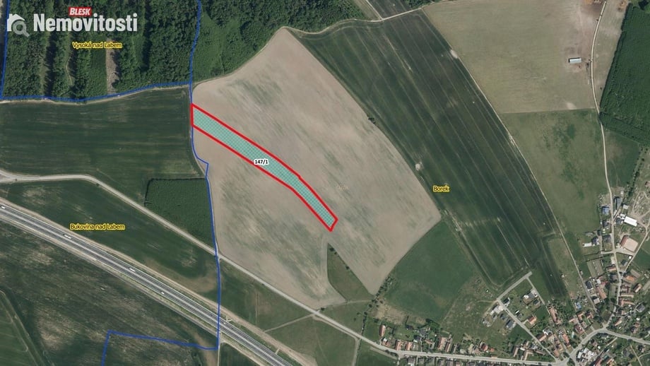 Prodej pole 18 967 m², Borek