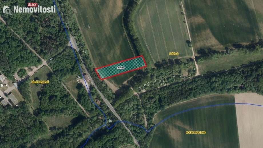 Prodej pole 5 671 m², Stéblová