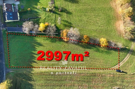 Prodej stavebního pozemku 2 997 m², Domašov u Šternberka