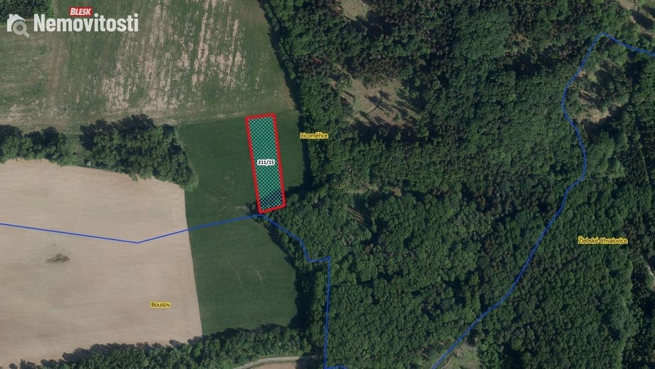 Prodej pole 4 170 m², Lipovec - Licoměřice