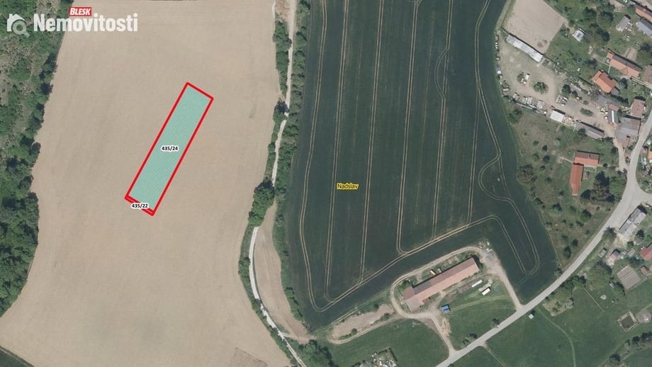 Prodej pole 3 070 m², Střevač - Nadslav