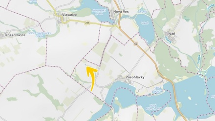 Prodej louky 973 m², Pasohlávky