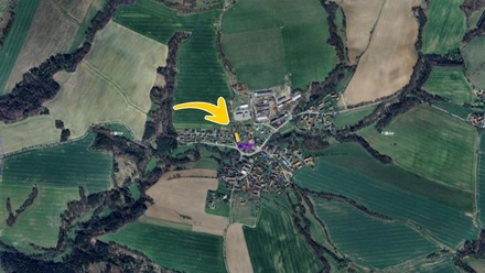 Prodej podílu 1/3 stavebního pozemku 113 m², Petroupim