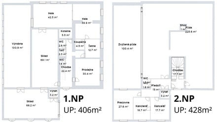 Pronájem skladu 834 m², Letovice