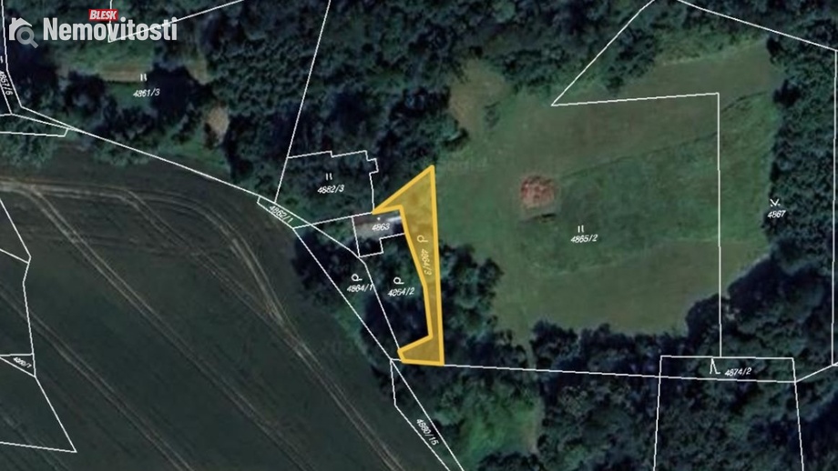 Prodej zahrady 327 m², Dětmarovice