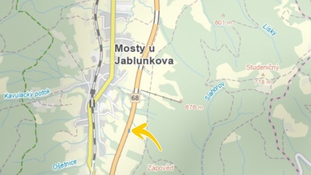 Prodej podílu 1/2 louky 368 m², Mosty u Jablunkova