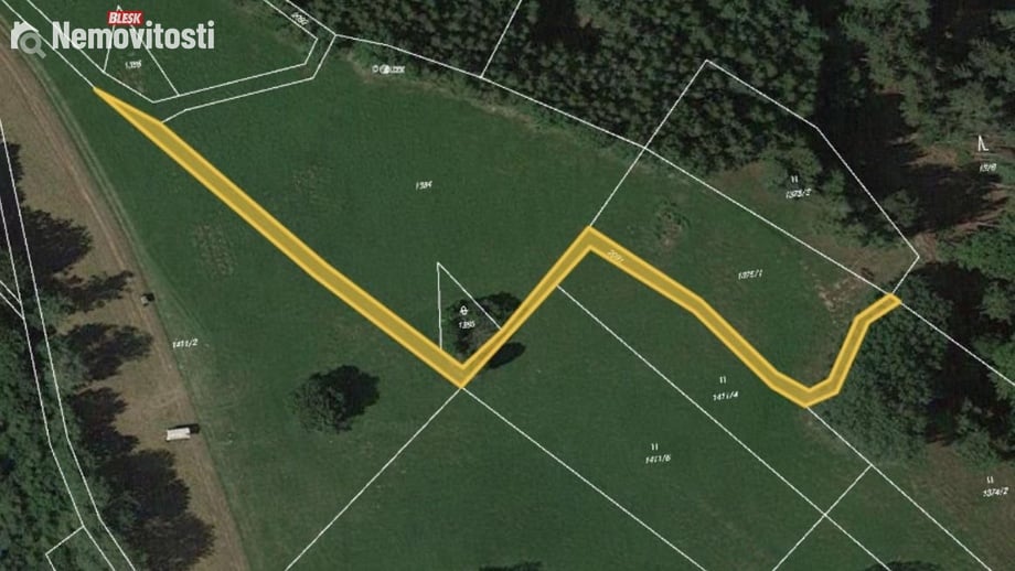 Prodej podílu 1/6 specifického pozemku 179 m², Hrubá Skála