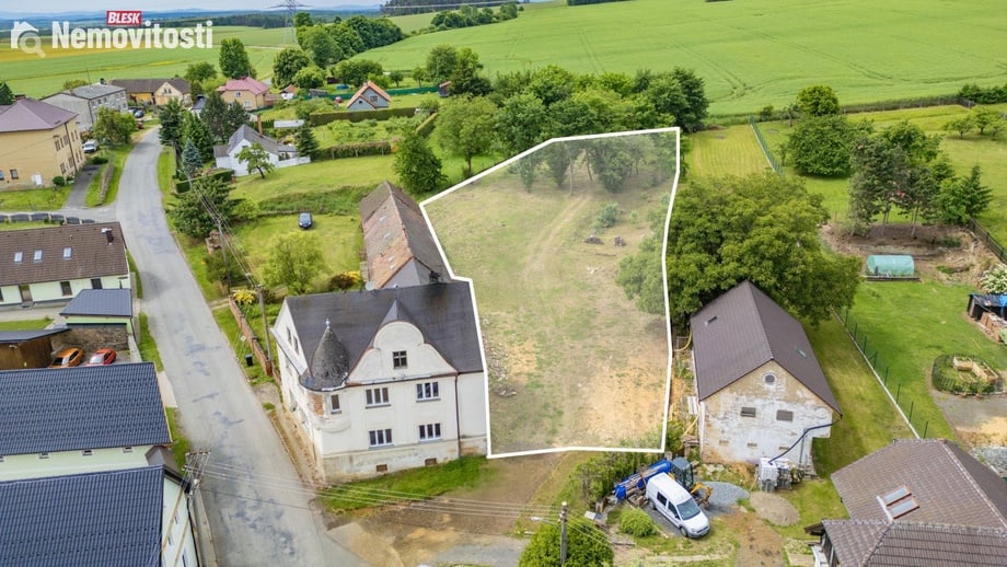 Prodej stavebního pozemku 2 641 m², Kšice