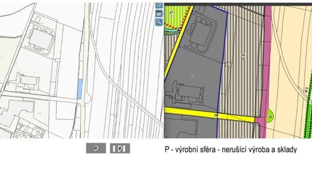 Prodej podílu 1/2 komerčního pozemku 1 133 m², Unhošť