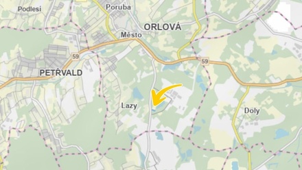 Prodej podílu 102/600 sadu / vinice 442 m², Orlová