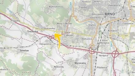 Prodej komerčního pozemku 4 134 m², Brno