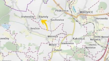 Prodej podílu 1/6 stavebního pozemku 750 m², Mirovice