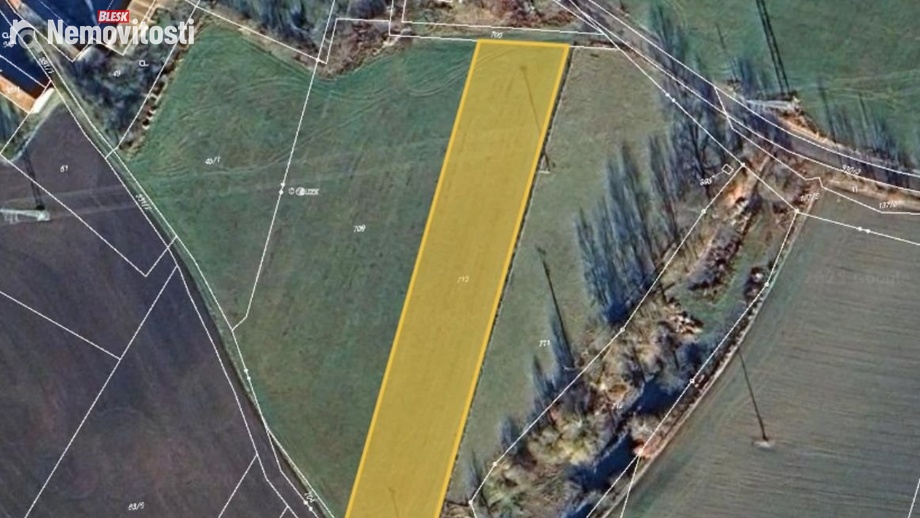 Prodej podílu 1/6 stavebního pozemku 750 m², Mirovice