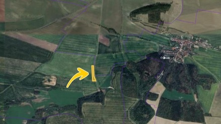 Prodej podílu 19/243 pole 482 m², Budyně nad Ohří