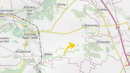 Prodej podílu 19/243 pole 482 m², Budyně nad Ohří