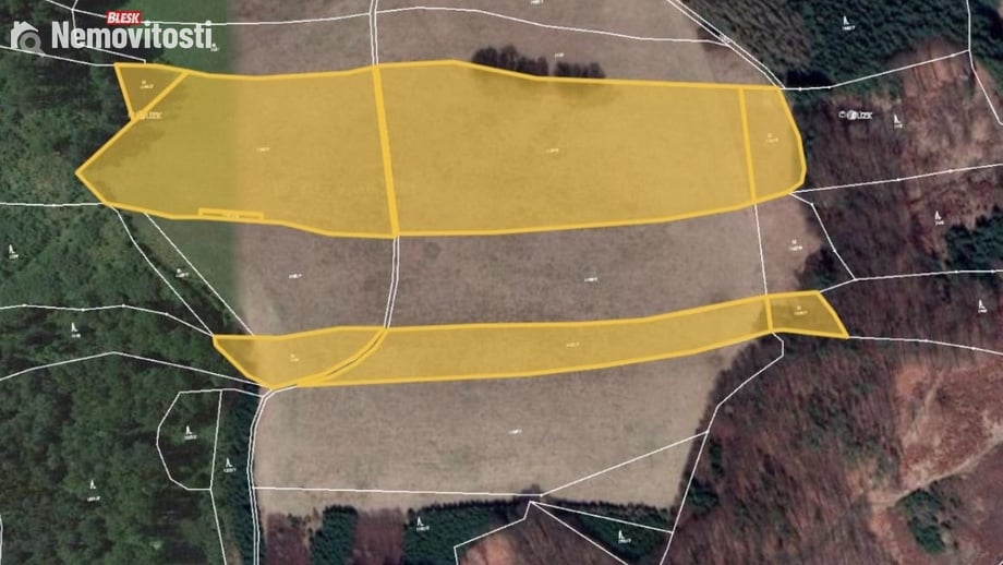 Prodej pole 39 053 m², Městečko Trnávka