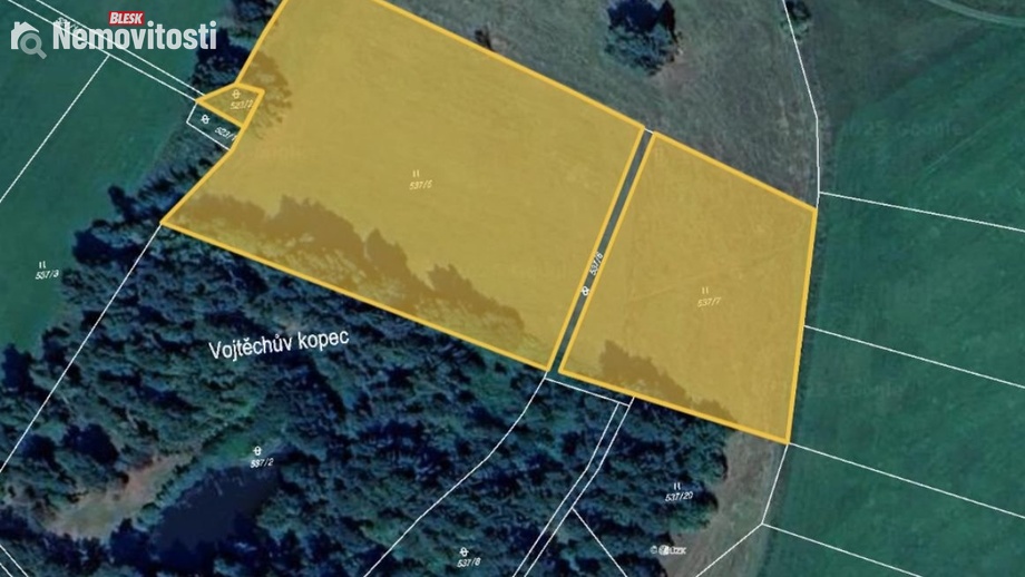 Prodej louky 10 551 m², Kameničky